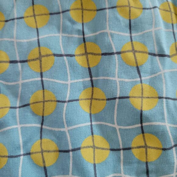 NWT Men's Medium Brandini Long Sleeve Turquoise Yellow Dress Button Down Shirt - Picture 2 of 5